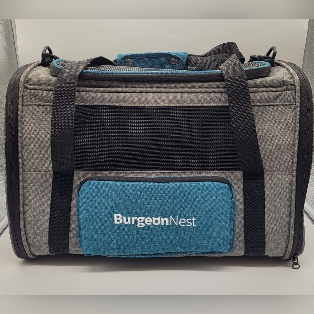 BurgeonNest Cat Carrier for Cats Dogs <20 lbs 17.7"L x 12"W x 12.5"H​​​ - Picture 2 of 9
